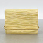 Louis Vuitton Trifold Wallet Epi Porte-Monnaie Elastic Vanilla — view 8