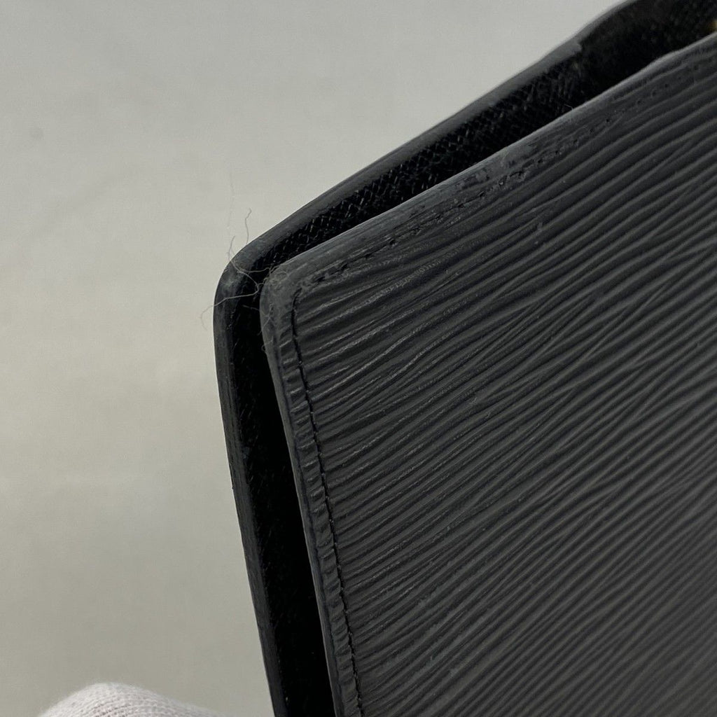 Louis Vuitton Notebook Cover Epi Agenda PM Noir — view 6