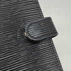Louis Vuitton Notebook Cover Epi Agenda PM Noir — view 8