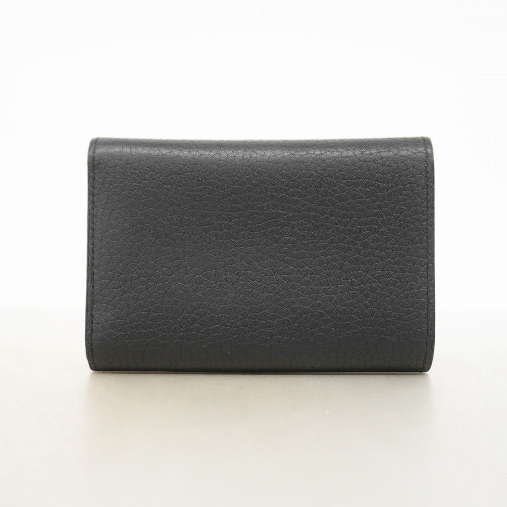 Louis Vuitton Trifold Wallet Taurillon Portefeuille Capucines Compact Noir — view 7