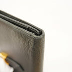 Hermes Wallet Bearn Souffle Chevre Misor Black Gold — view 7