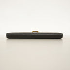 Hermes Wallet Bearn Souffle Chevre Misor Black Gold — view 3