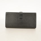 Hermes Wallet Bearn Souffle Chevre Misor Black Gold — view 9