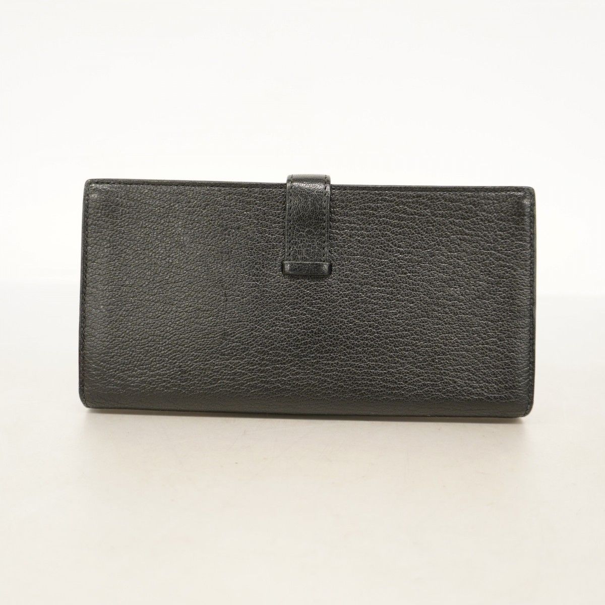 Hermes Wallet Bearn Souffle Chevre Misor Black Gold — view 9