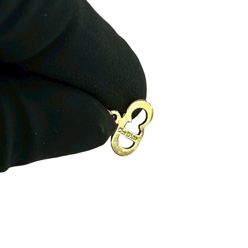 Dior Vintage CD Logo Necklace Gold — view 3