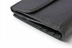 Prada Wallet Trifold Fold Antique Metal Nero Black — view 6