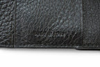 Prada Wallet Trifold Fold Antique Metal Nero Black — view 9