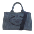 Prada Canapa 2-Way Handbag Denim