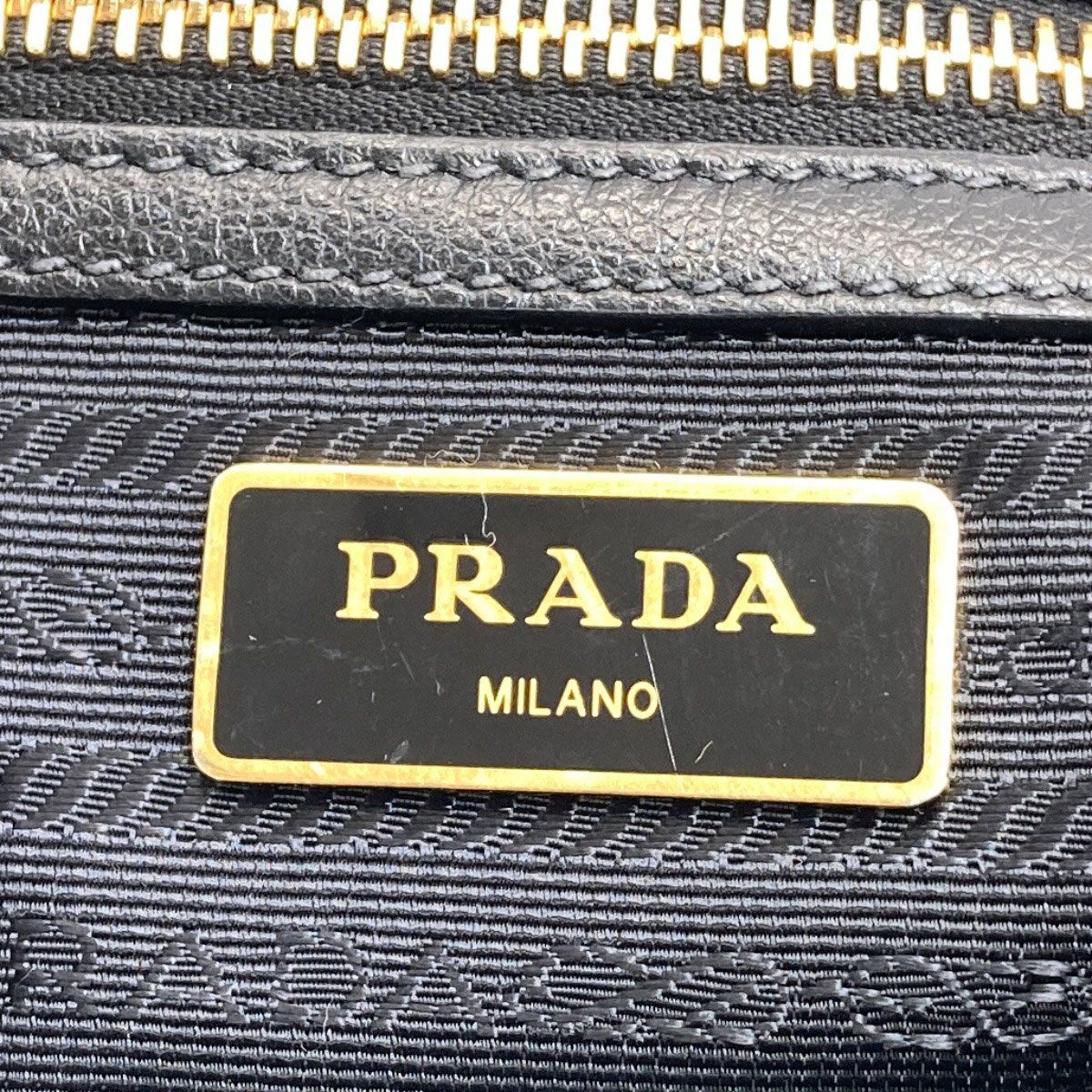 Prada Long Shoulder Bag Calf — view 6