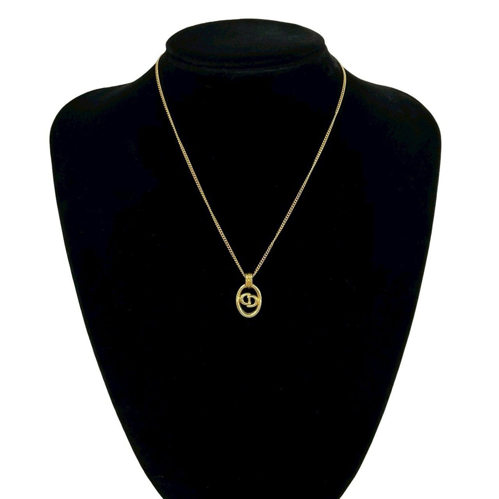 Dior Vintage CD Logo Pendant Gold — view 2