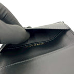 Chanel Card with Boy CC Logo Caviar Leather Trifold Wallet Black — view 9