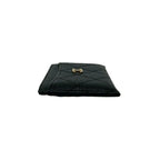 Chanel CC Logo Caviar Leather Card Case Black — view 5