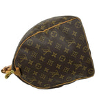 Louis Vuitton Keepall 45 Monogram Leather Boston Bag Brown with Lock — view 5