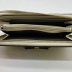 Gucci Wallet Guccissima Round Zip Leather White Card Billfold Coin — view 9