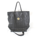 Celine 2-Way Tote Sc Leather Black
