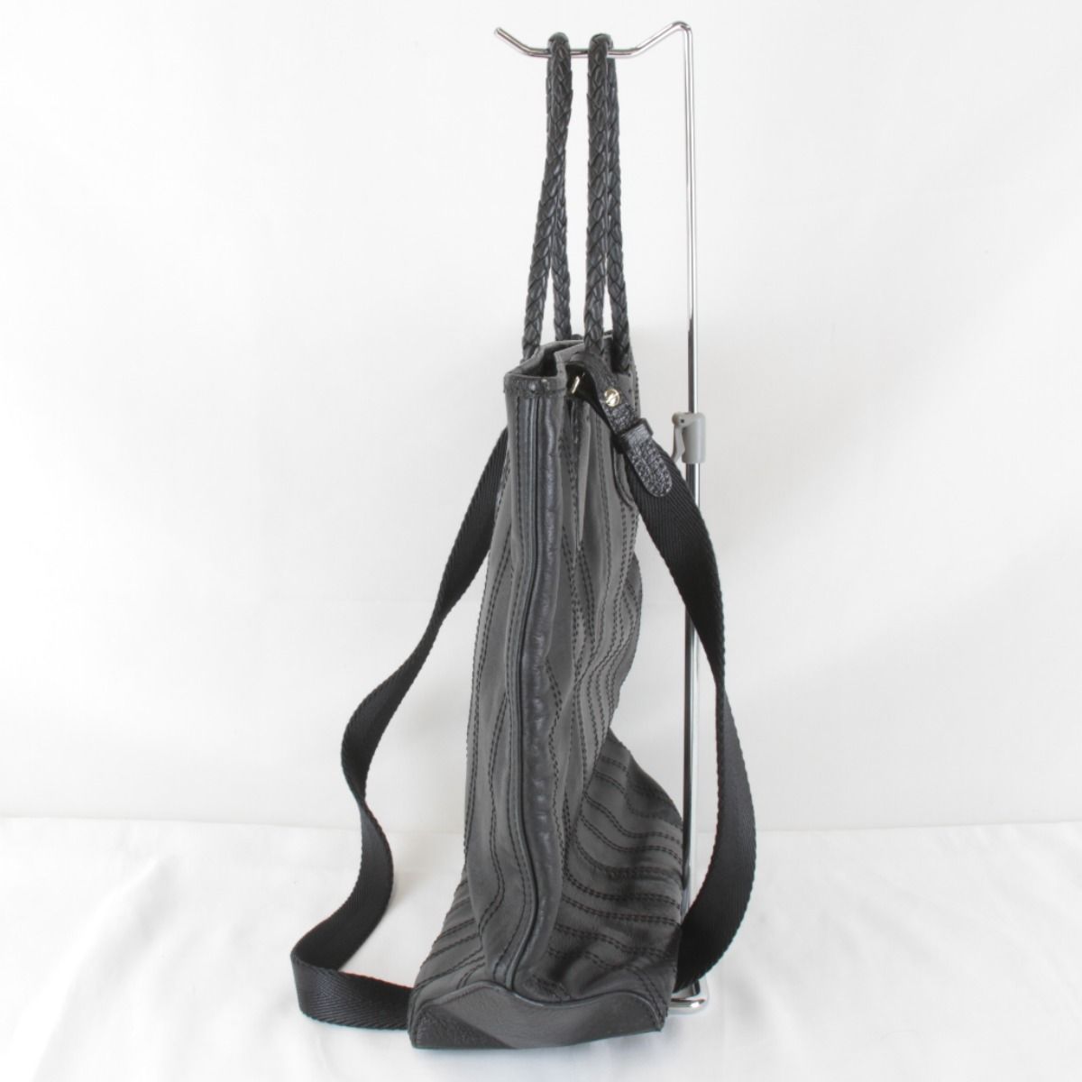 Celine 2-Way Tote Sc Leather Black — view 3