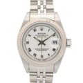 Rolex Datejust Number WH RO 18k White Gold Stainless Steel