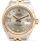 Rolex Watch Datejust 28 IX Diamond Sil 18k Stainless Steel — view 3