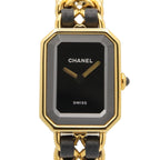 Chanel Watch Premiere Original Edition M Black Leather