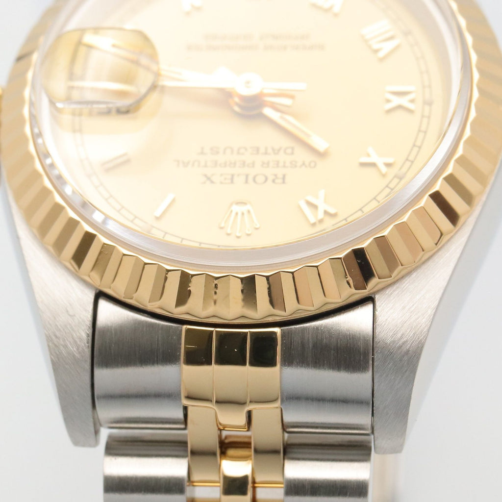 Rolex Watch Datejust Number CH RO Jubilee 18k Stainless Steel — view 9
