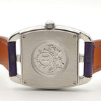 Hermes Watch Capecod Tonneau Double Tour White Stainless Steel Leather Belt — view 6