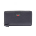 Gucci Round Wallet Sherry Line Black Leather