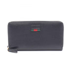Gucci Round Wallet Sherry Line Black Leather