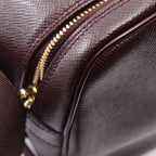 Louis Vuitton Shoulder Bag Reporter PM Taiga Acajou Leather Liporta — view 8