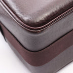 Louis Vuitton Shoulder Bag Reporter PM Taiga Acajou Leather Liporta — view 6