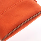 Hermes Pouch Bolide 15 Mini Orange 02 Canvas Leather — view 8