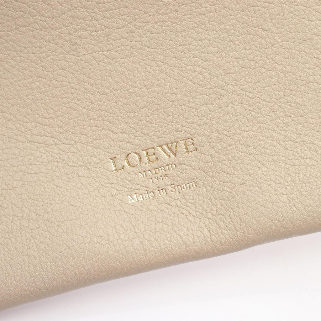 Loewe Handbag Braided Gray Ju Leather — view 4