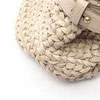 Loewe Handbag Braided Gray Ju Leather — view 8