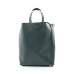 Celine Tote Vertical Small Cover 2-Way Green Leather