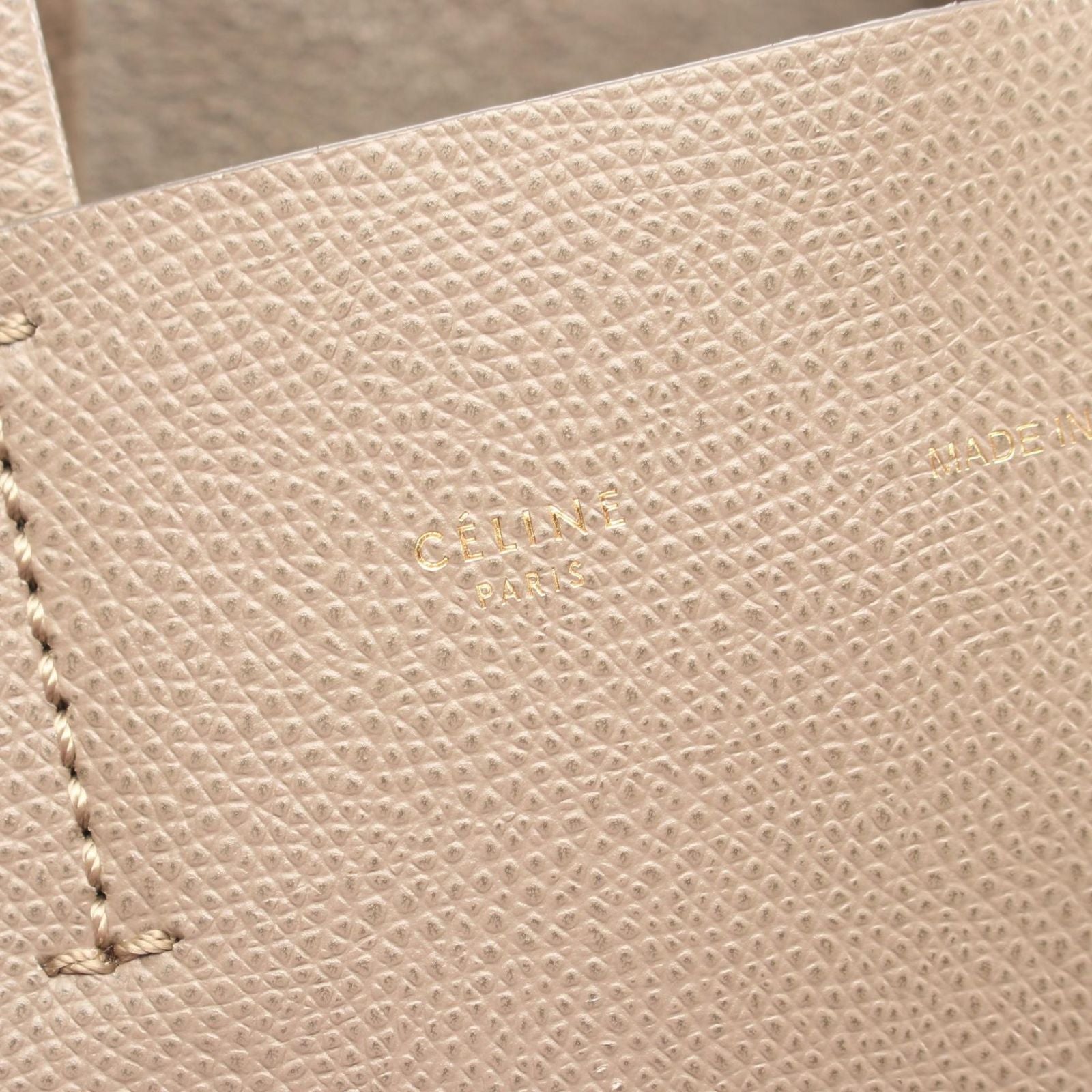 Celine Tote Vertical Small Cover 2-Way Gray Leather — view 4