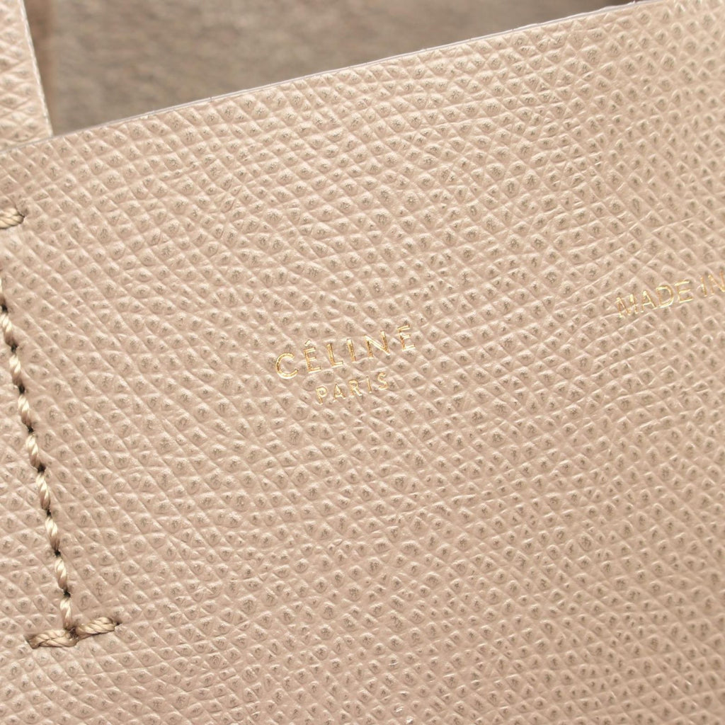 Celine Tote Vertical Small Cover 2-Way Gray Leather — view 4