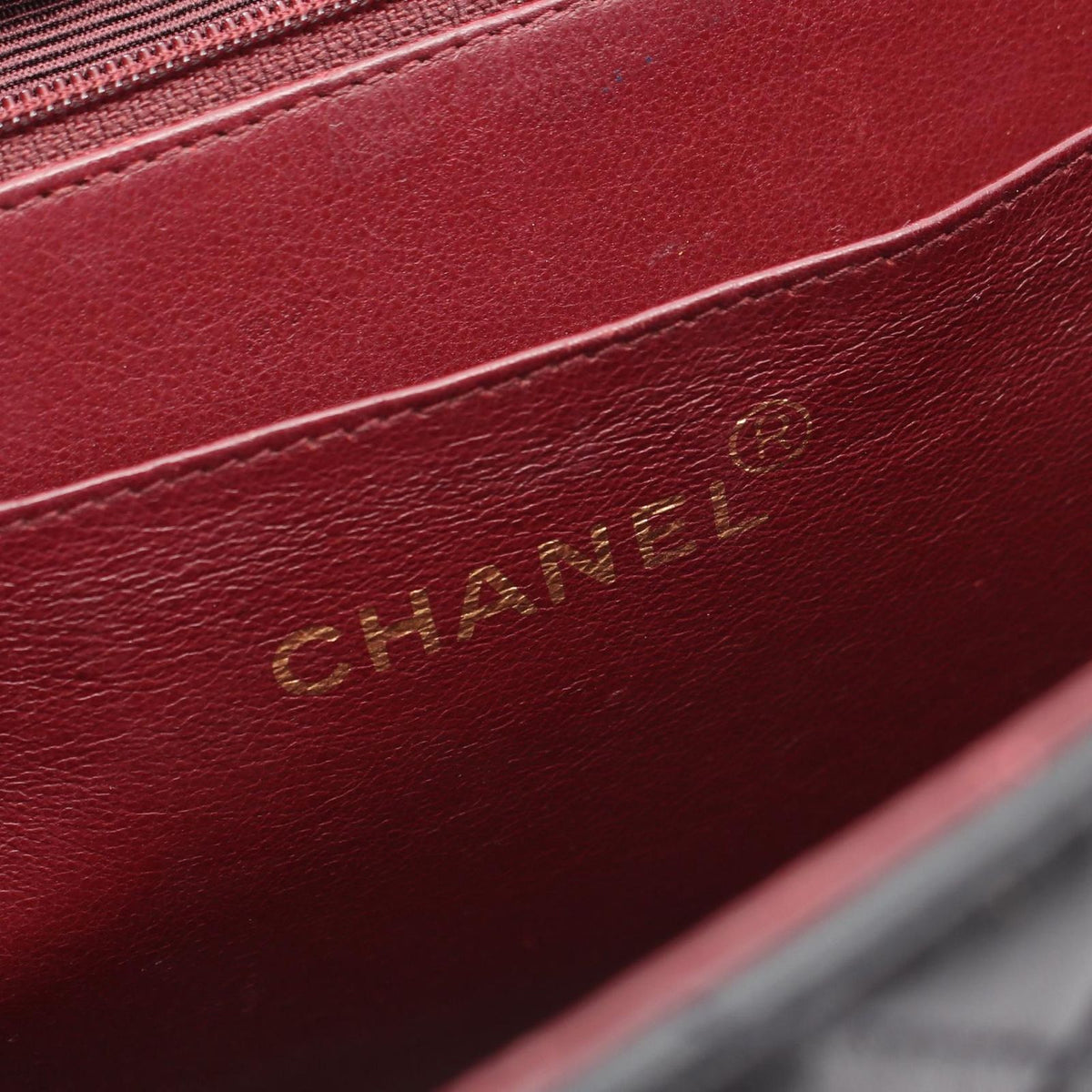 Chanel Shoulder Bag Deca Quilted 34 Black Lambskin Chain — view 4