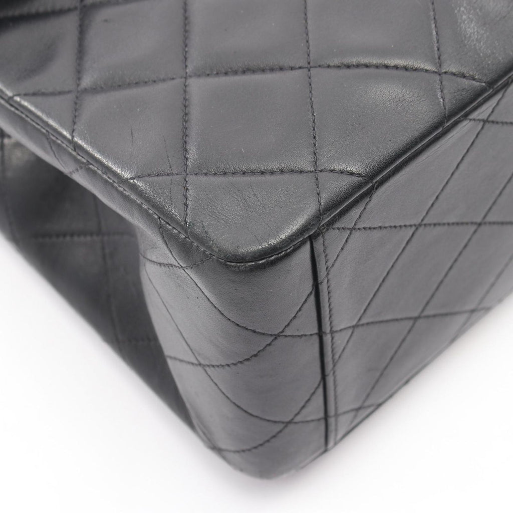 Chanel Shoulder Bag Deca Quilted 34 Black Lambskin Chain — view 6