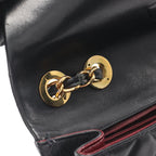 Chanel Shoulder Bag Deca Quilted 34 Black Lambskin Chain — view 8