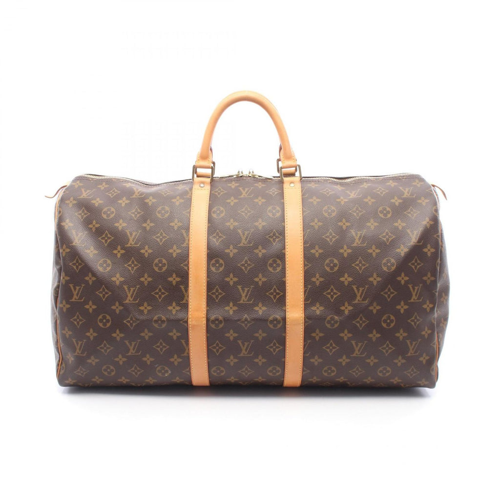 Louis Vuitton Boston Bag Keepall 55 Canvas Leather