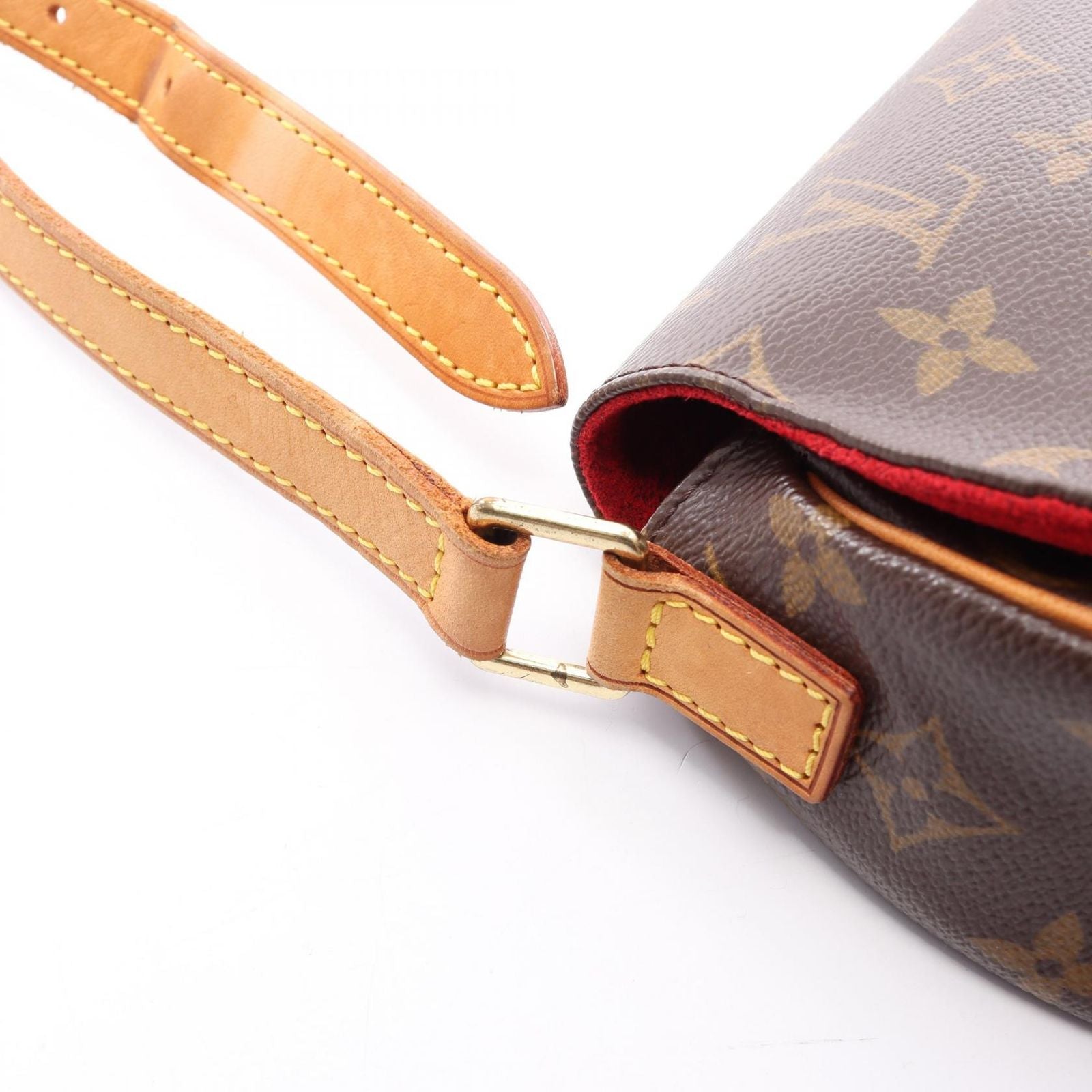 Louis Vuitton Shoulder Bag Tambourine Canvas Leather — view 8