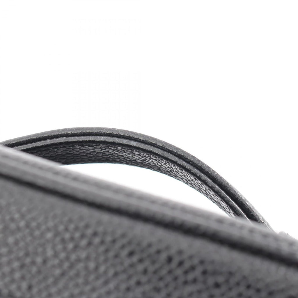 Chanel Handbag CC Logo Black Caviar Leather — view 7