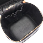 Chanel Handbag CC Logo Black Caviar Leather — view 3