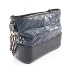 Chanel Shoulder Bag Gabriel de Large Hobo Navy Calf Chain — view 2