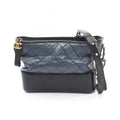 Chanel Shoulder Bag Gabriel de Large Hobo Navy Calf Chain