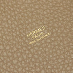 Hermes Handbag Picotin Lock PM Tricolor Black Macassar Beige Maruf Leather PM — view 4