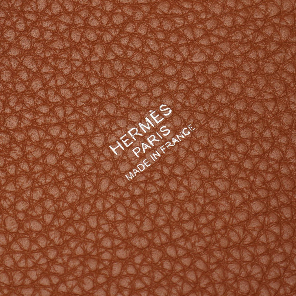 Hermes Handbag Picotin Lock PM Gold Cles Leather Calf PM Eclat — view 4
