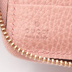 Gucci Round Wallet Swing Pink Leather — view 4