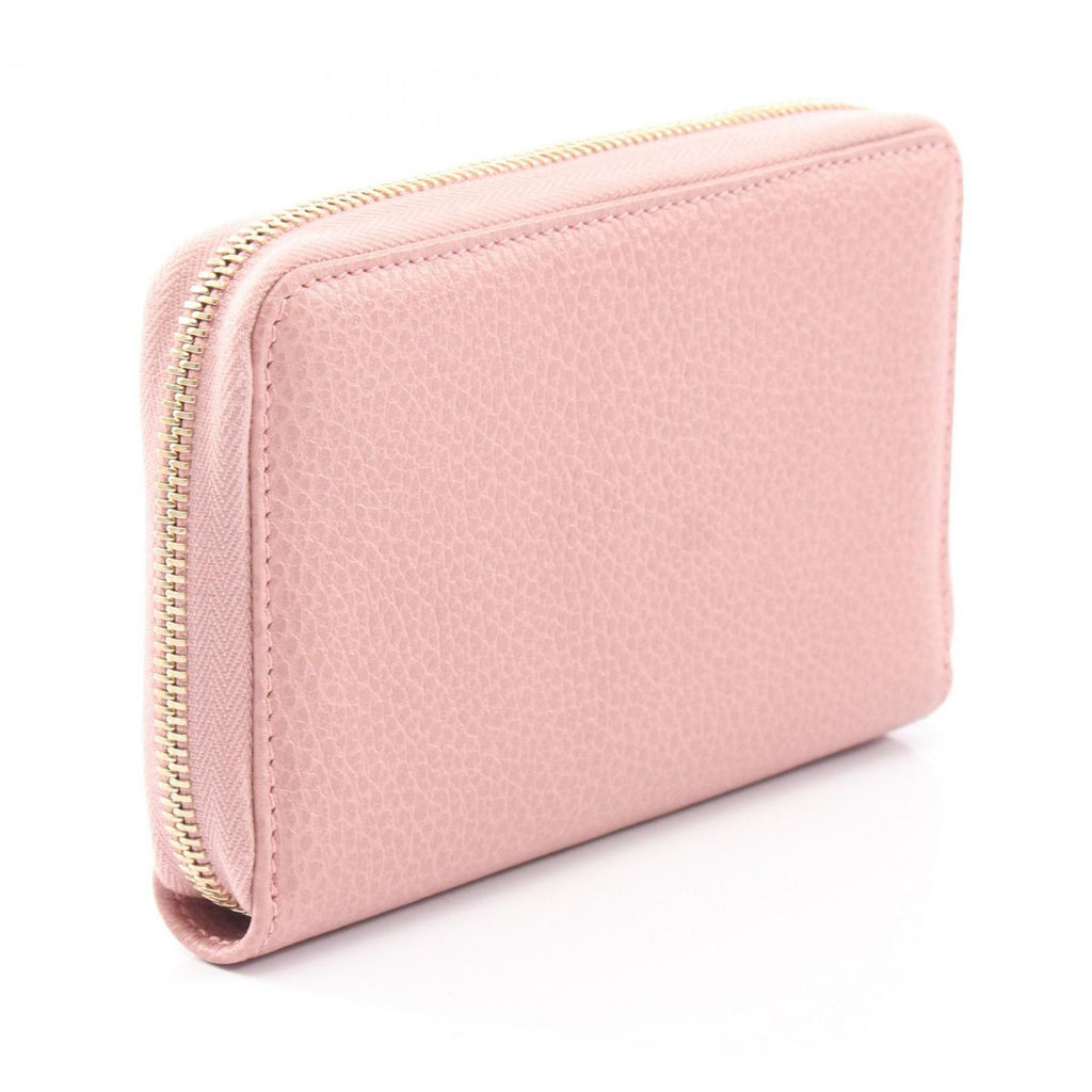 Gucci Round Wallet Swing Pink Leather — view 2