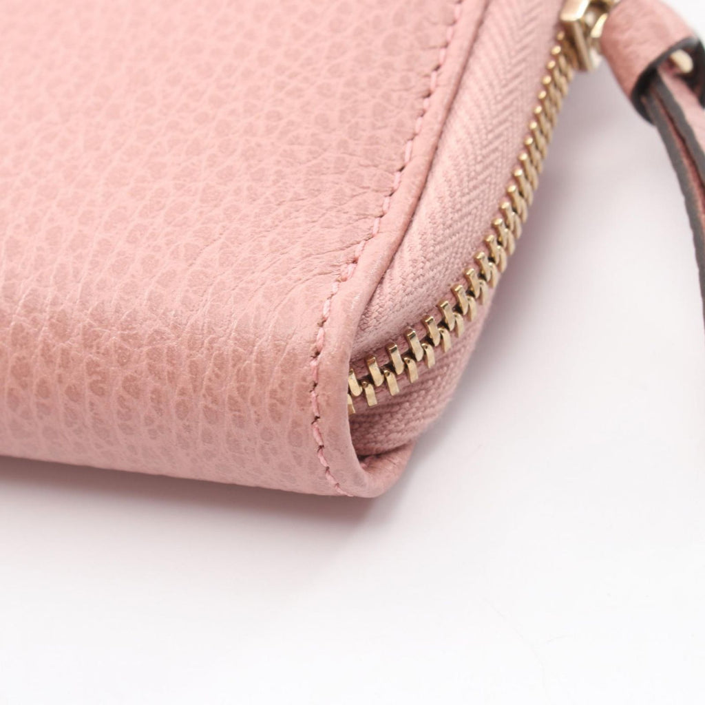 Gucci Round Wallet Swing Pink Leather — view 8