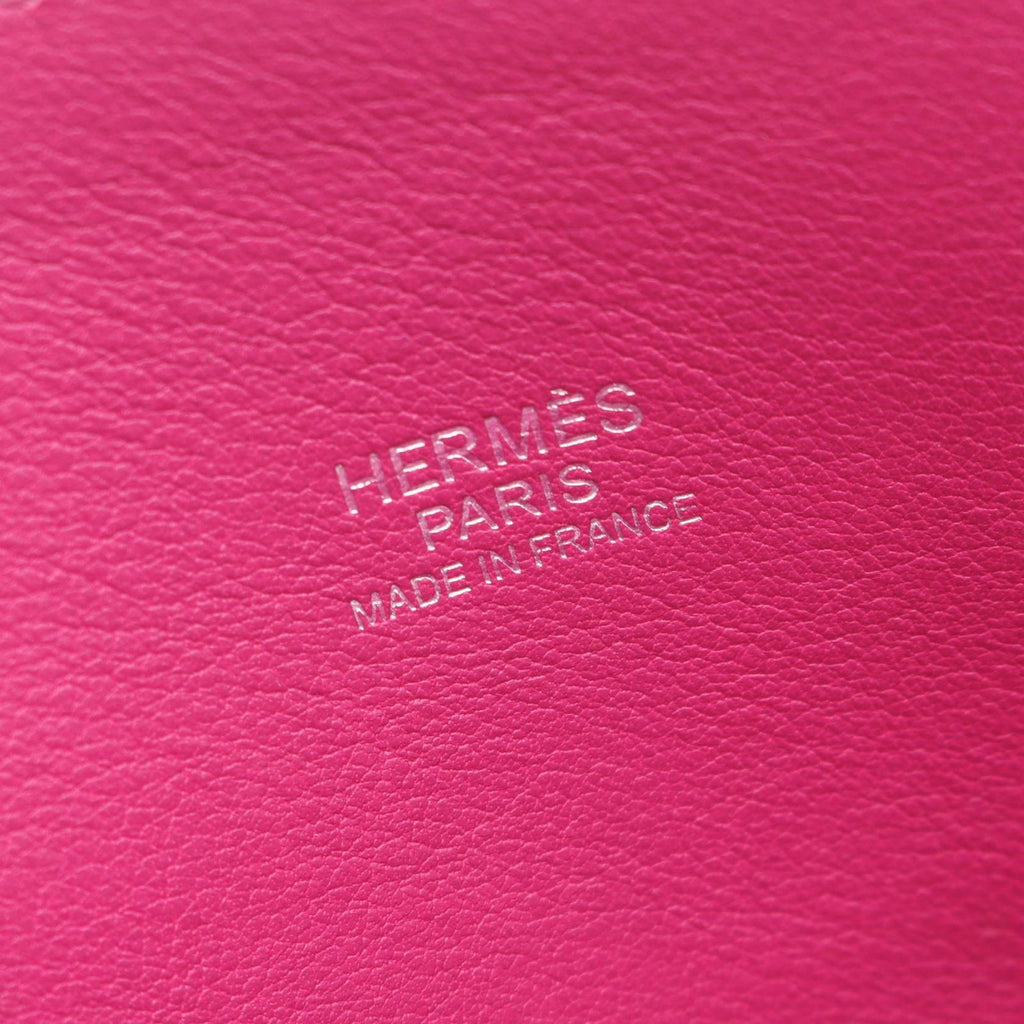 Hermes Handbag Bolide 27 2-Way Rose Purple Leather Calf — view 4